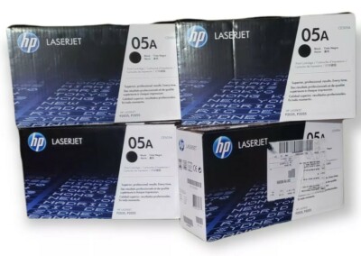 HP 05A Toner Cartridge CE505A Empty Set of 4 for LaserJet P2035 P2055
