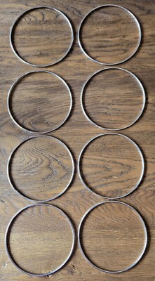 NEW 8 Pack 6 Inch Metal Hoop Rings for Macrame, Crafts, DIY Dream Catchers USA