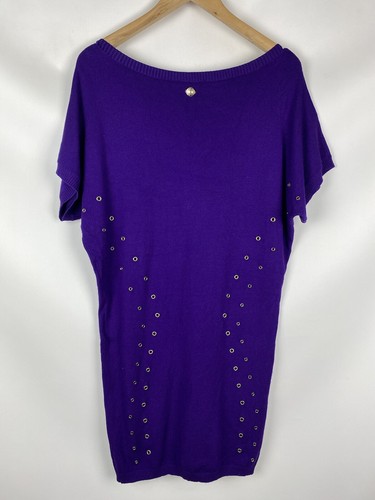 Versace Jeans ladies short sleeve oversized sweater dress size Xs - Picture 12 of 20