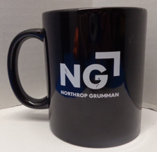 Vintage Northrop Grumman NG Black Coffee Mug