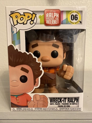 FUNKO POP DISNEY  RALPH BREAKS THE INTERNET WRECK IT RALPH VINYL FIGURE #6 (NEW)