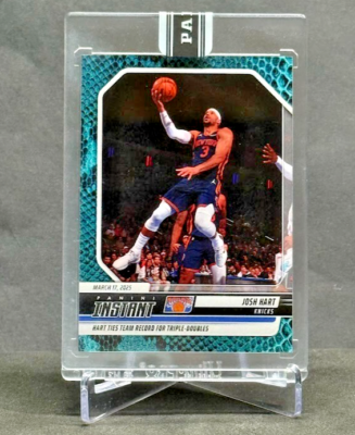 #ad #ad Josh Hart 2024 25 Panini Instant #437 Knicks Triple Double Record BLUE VIPER 1 1 $450.00