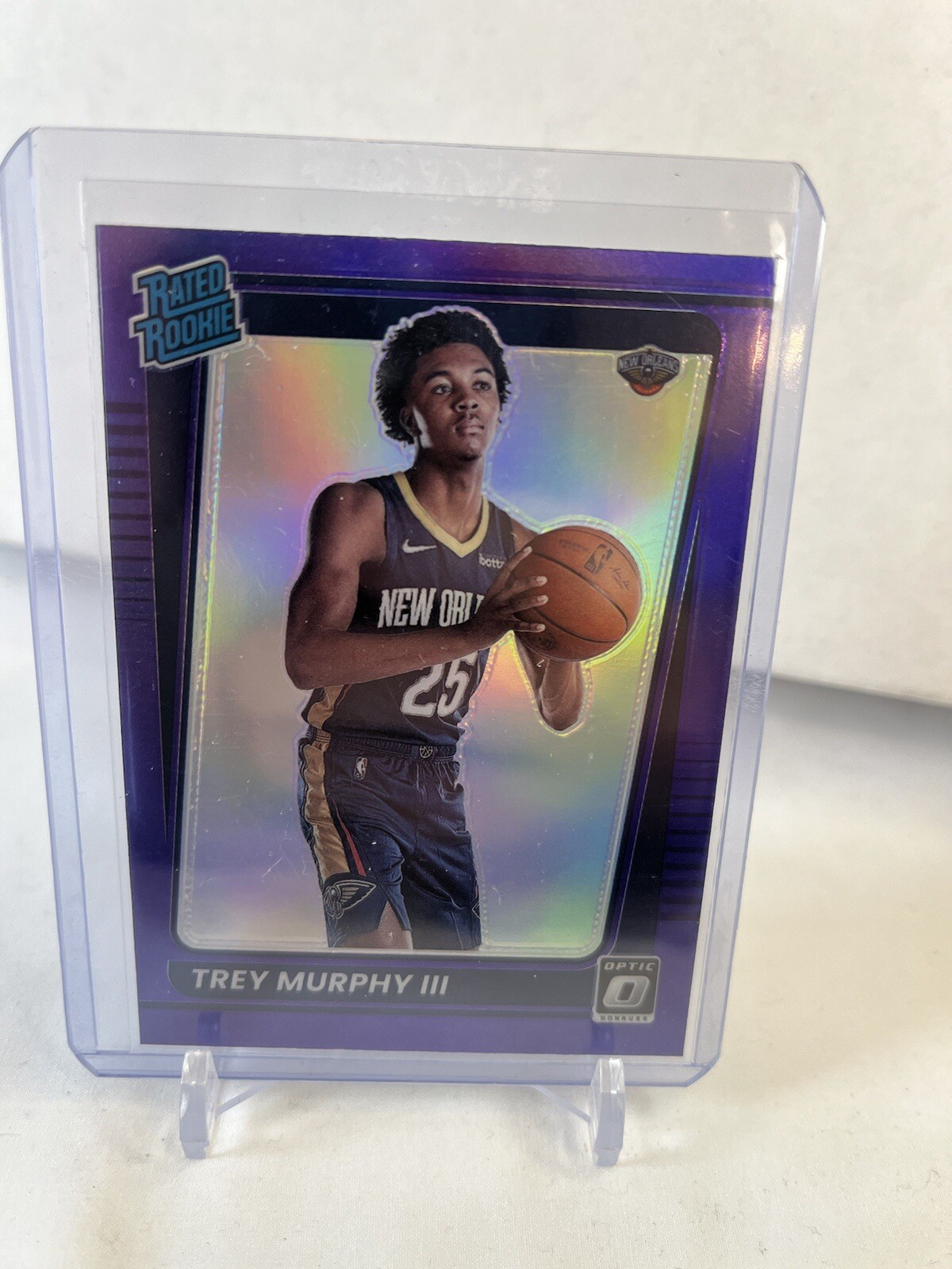 2021-22 Panini Donruss Optic - Rated Rookie Purple Prizm #178 Trey Murphy III...