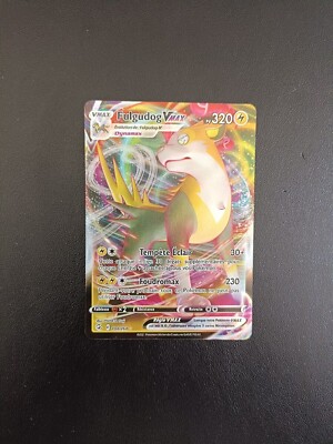 Fulgudog VMAX 267/264 Arc-en-ciel – Coffret 10 Cartes Pokémon Françaises – Épée Et Bouclier 8 Poing De Fusion