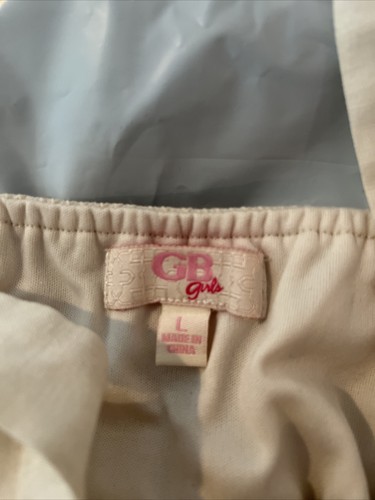 GB Girls, overalls, ivory, Linen, large - Picture 3 of 4