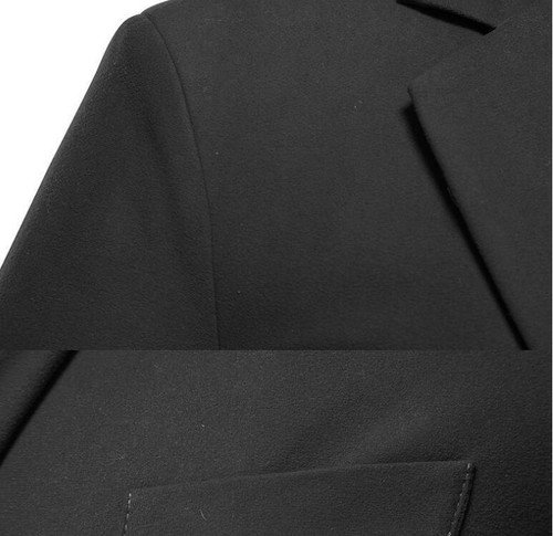 Men's Blazer Wedding Suit One Button Jacket Solid Casual Lapel Coat Gift - Picture 19 of 22