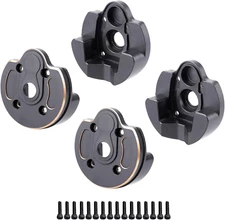 Brass Front and Rear Portal Weights Covers for Axial Capra 1.9 and SCX10 III Cra