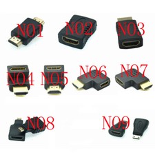 HDMI Connector Adapter Cable Male Female Extender Mini Micro HDTV 90  Extension