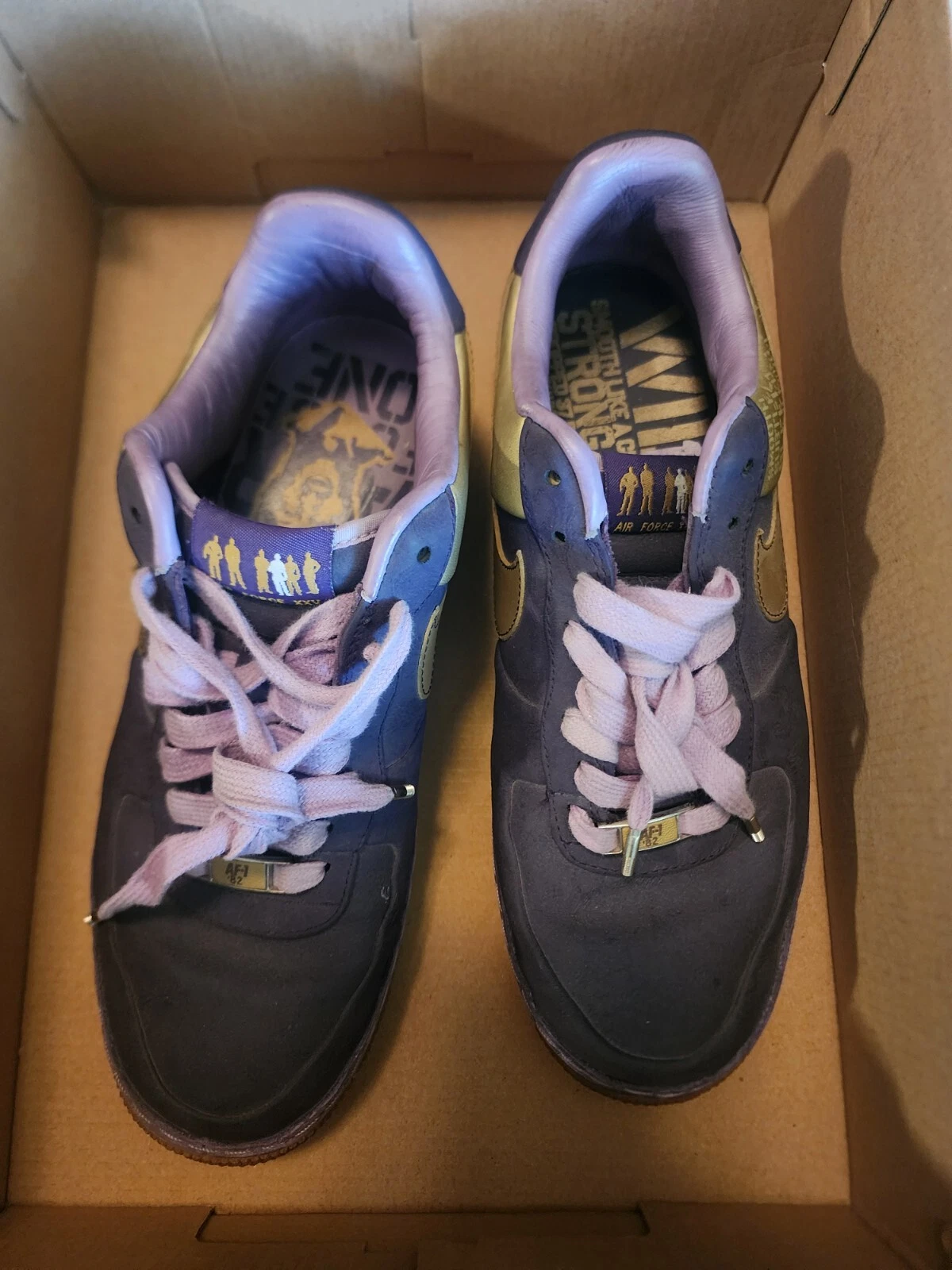 Taille 8   Nike Air Force 1 Supreme 07 Wilkes Original Six
