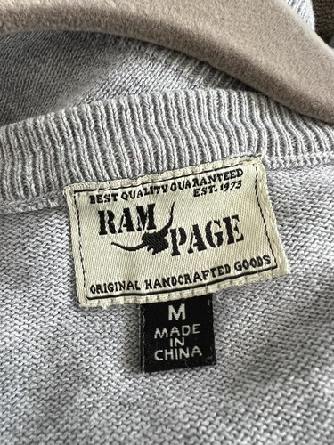 Rampage jumper women medium grey 100% Cotton Pullover - Picture 6 of 7