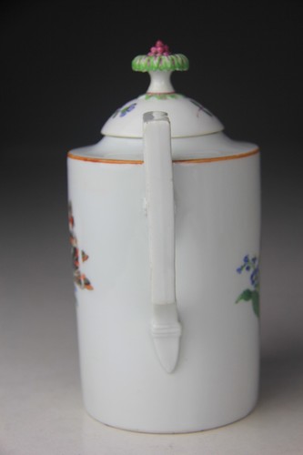 19th Century Meissen Double Sword Mark Porcelain Floral Tea/Coffee Pot - Picture 6 of 24