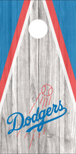 Cornhole Board Wraps Decals Vinyl Stickers Set of 2 - Los Angeles Dodgers
