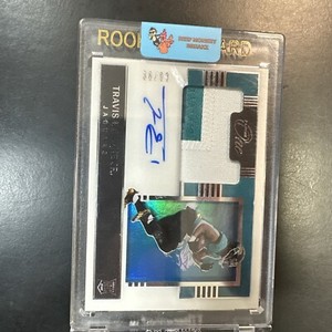 2021 Panini One - Premium Rookie Patch Auto #127 Travis Etienne /99 (AU, MEM, RC