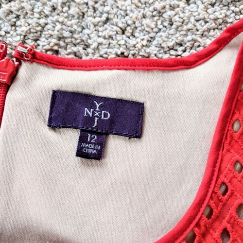 Bold Red NYJD Flare Dress 12 - Picture 9 of 11
