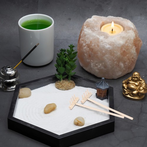 12PCS Mini Zen Garden Rake Tabletop Garden Sandbox Tools Desktop Decoration US - Picture 8 of 10