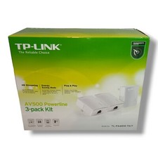 2x TP-Link TL-PA4010 AV500 Powerline Ethernet Network Adapter Extender 3 Pack