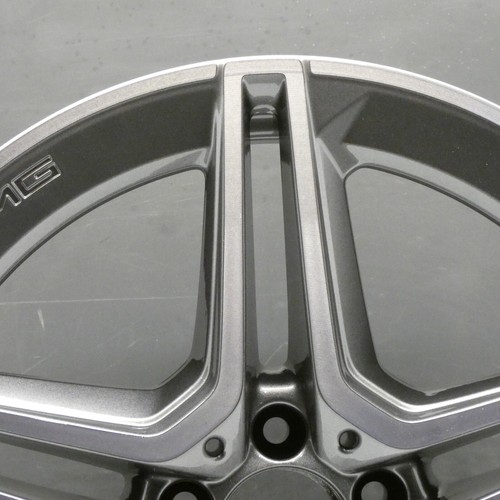 MERCEDES GLC X253 19" AMG-LINE ALLOY WHEEL RIM GREY DIAMOND CUT 8J GENUINE X1 - Picture 6 of 14