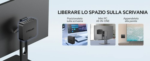Mini PC Teclast N20 PRO 16GB RAM DDR4 512GB ROM CPU N5095 mini computer wifi BT - Afbeelding 20 van 22