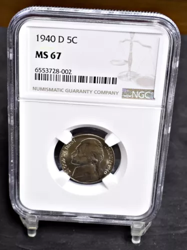 1940-D Jefferson Nickel - NGC MS67 (#45742)