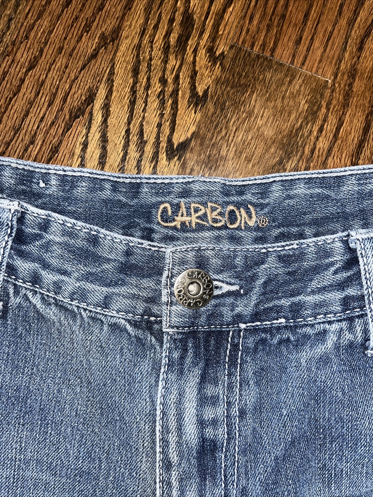 Carbon Mens 100% Cotton Jeans Size 36 X 32 Denim - View 5