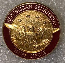 Republican Senatorial Inner Circle GOP Politcal Eagle Lapel Pin Made In USA