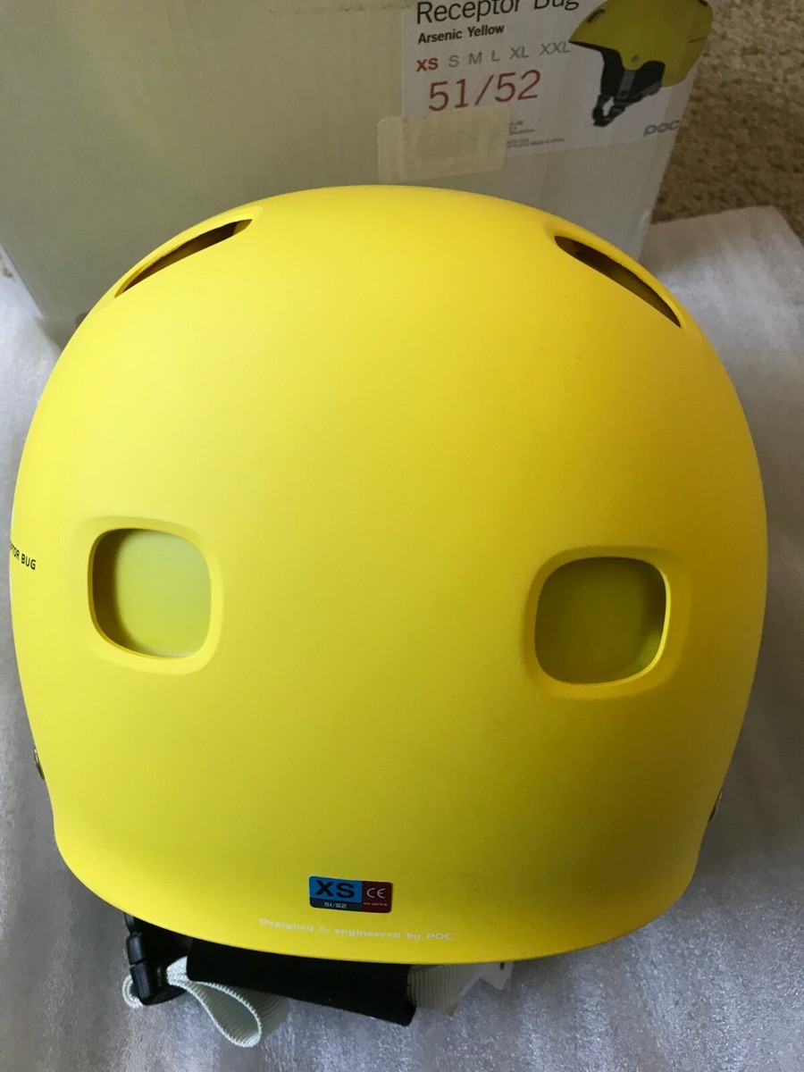 POC Receptor BUG Helmet (Yellow, X-Small/51-52) NWT. | eBay