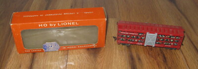 Vintage Lionel HO 0834 Poultry Dispatch Train Car in original Box Rare Original