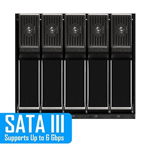 Hard Drive Enclosure for Computer PC Case Internal Rack Cage 5 Bay 3.5" HDD B - Picture 4 of 8