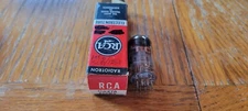 RCA NOS 12AX7A ECC83 Short Gray Plates Top O Getter Vacuum Tube Tested