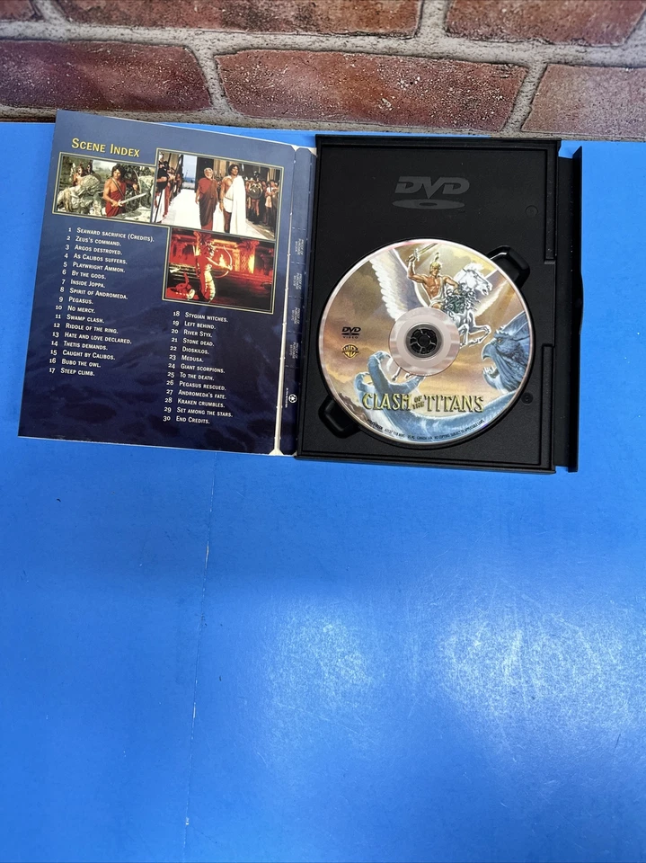 Clash of the Titans DVD 1981 Snapcase Widescreen Harry Hamlin Foto 3 de 4