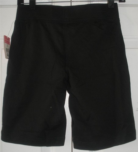 NWT Girls Authentic J Khaki Black Jersey Bermuda Summer Shorts Size Medium M - Picture 2 of 8
