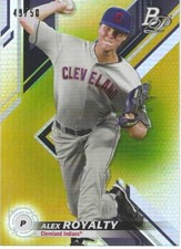 2019 Bowman Platinum Baseball - Top Prospects - Gold - #TOP41 - ALEX ROYALTY