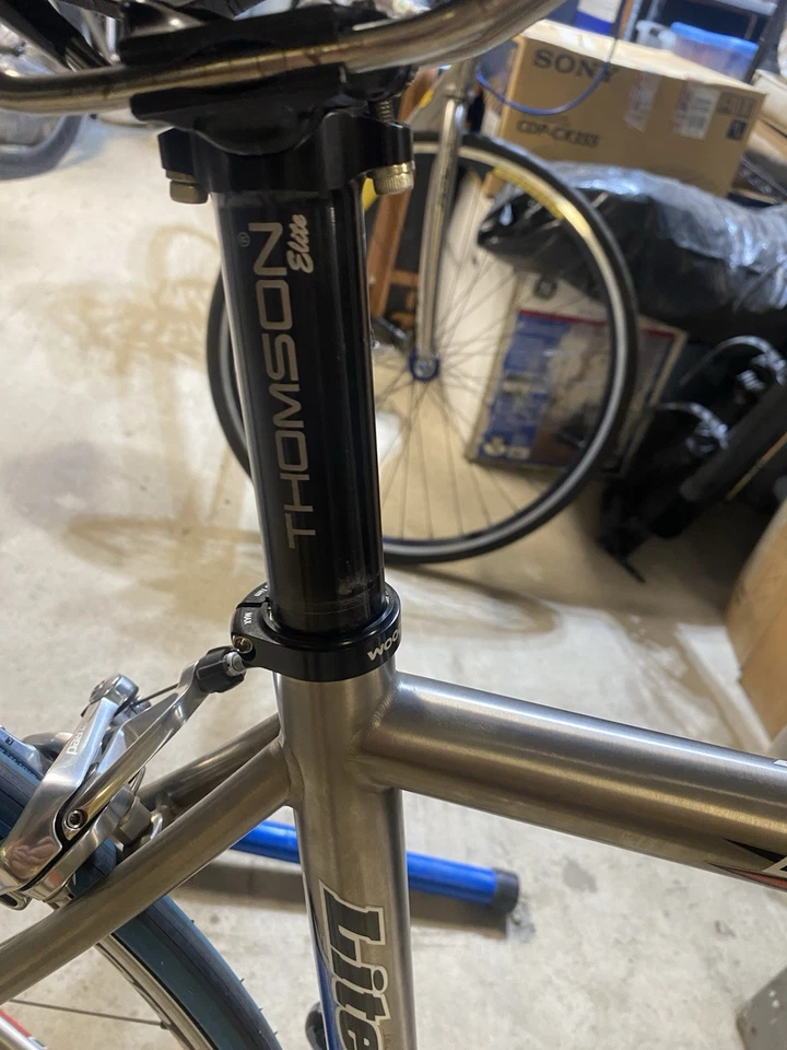 Used Litespeed Teramo, 3AL / 2.5V Titanium Road Bike, M - g.e.t. Tubing - Image 4 of 4