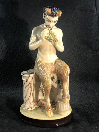 KEVIN FRANCIS PEGGY DAVIES FIGURINE OF " PAN " ~ Ltd Edition ~ ORIGINAL BOX