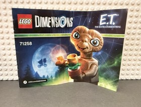 LEGO Dimensions E.T. The Extra Terrestrial 71258 Fun Pack Phone Home Complete
