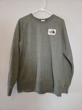 The North Face Heritage Patch Womens Crew Neck Sweatshirt Large Green