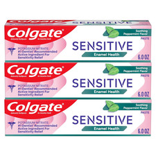 Sensitive Enamel Health Toothpaste for Sensitive Teeth, 3 Pack, Toothpaste with