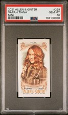 Sarah Tiana - 2021 Allen & Ginter Mini  PSA 10