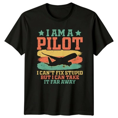 Ich bin Pilot I T-Shirt Pilot Humor Luftfahrt Geburtstag Geschenk für Sie und Ihn