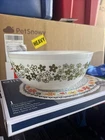VINTAGE PYREX SPRING BLOSSOM CRAZY DAISY 404 4 QT MIXING BOWL