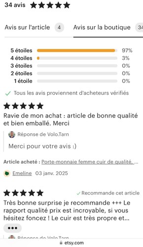 Portefeuille homme en cuir de qualité, portefeuille cuir fait main, cadeau homme - Photo 12/12