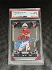 KYLER MURRAY SIGNED 2019 PANINI PRIZM ROOKIE CARD #301 PSA/DNA AUTO 10 Cardinals. rookie card picture