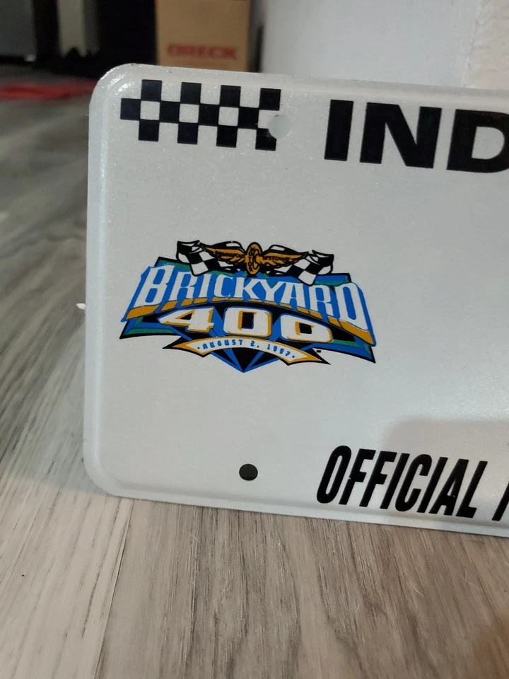 c.1997 Brickyard 400 Official Pace Car License Plate Indianapolis Motor Speedway - Image 3 of 4
