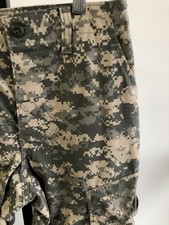 USGI ARMY ISSUE ACU DIGITAL COMBAT UNIFORM PANTS 50/50 COTTON/NYLON BOTTOMS USED