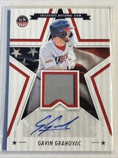 2025 Panini Stars & Stripes Gavin Grahovac Auto Patch SSM-GG USA Baseball