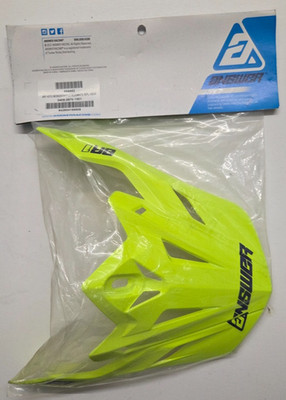 NEU ANSWER AR1 VOYD MIDNIGHT/HYPER ACID MOTOCROSS MX HELM PEAK/VISIER 444442
