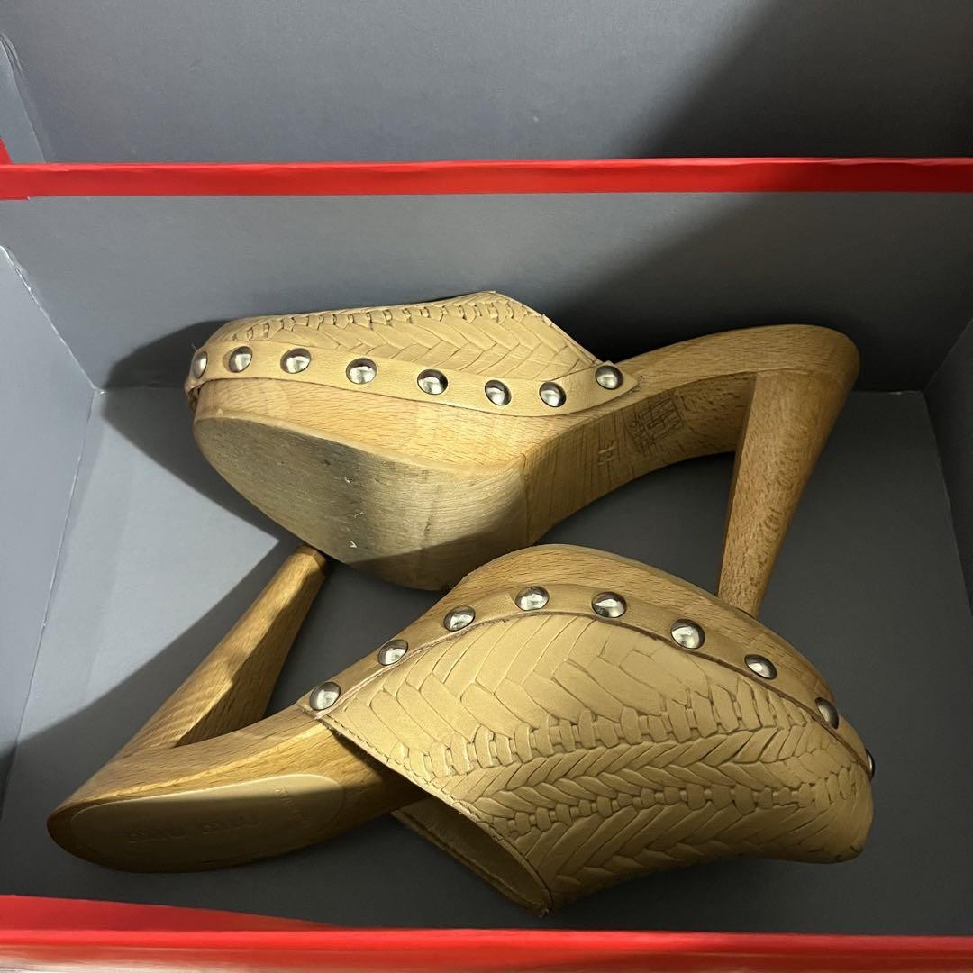 Rare, boxed】miu miu ミウ サボ ムル sandals | eBay