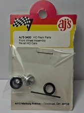 Vintage AJS HO Slot Car Parts Fr Ont Wheel Assembly Fits All HO cars