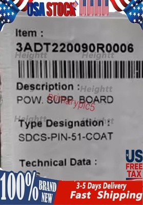 New ABB SDCS-PIN-51-COAT 3ADT220090R0006 Speed Governor 3ADT220090R0006