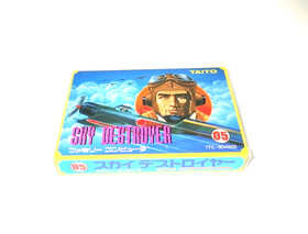 TAITO Sky Destroyer Famicom FC CIB NTSC-J Japan 1985 Vertical Shooter Rare Game